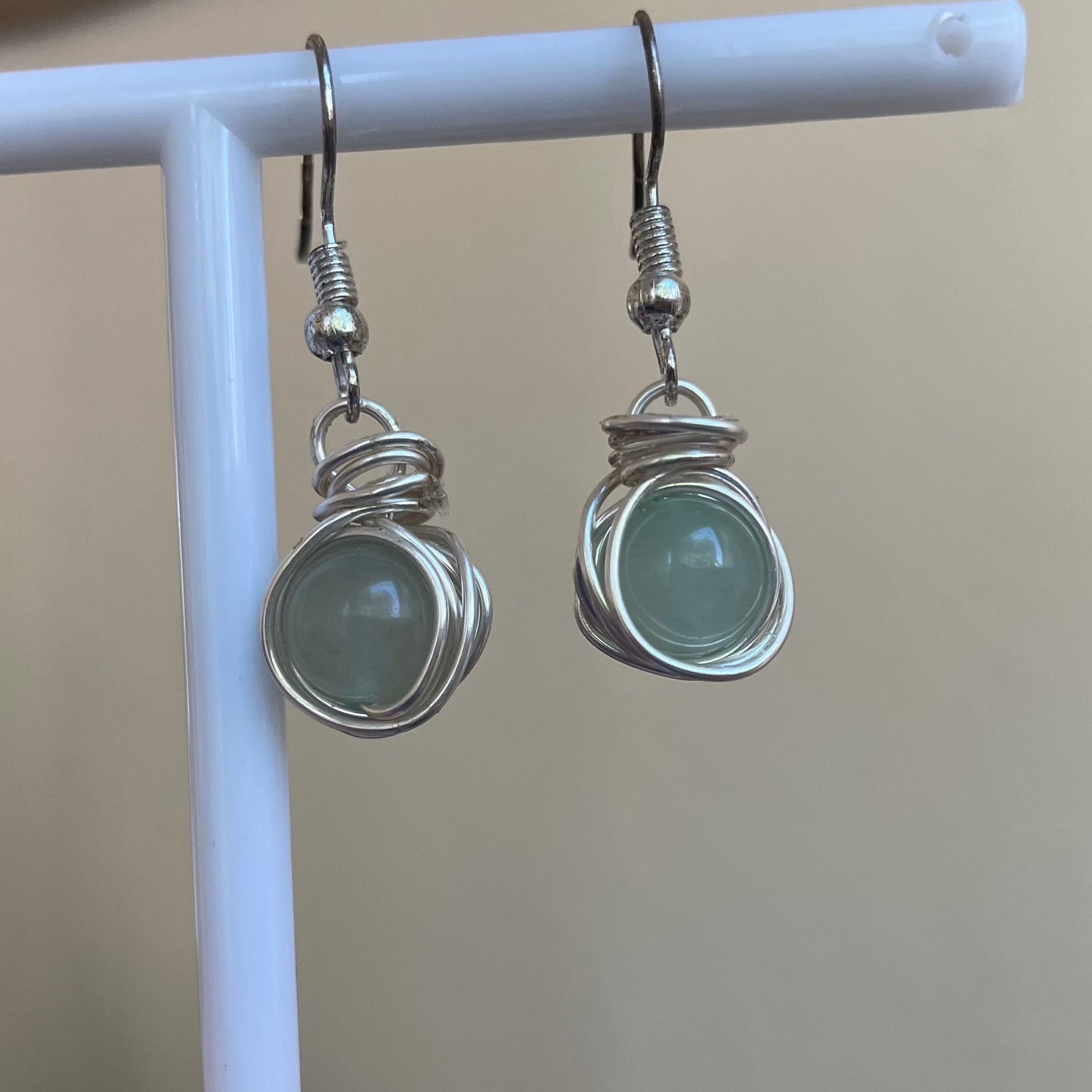 Green Aventurine Drop Earrings