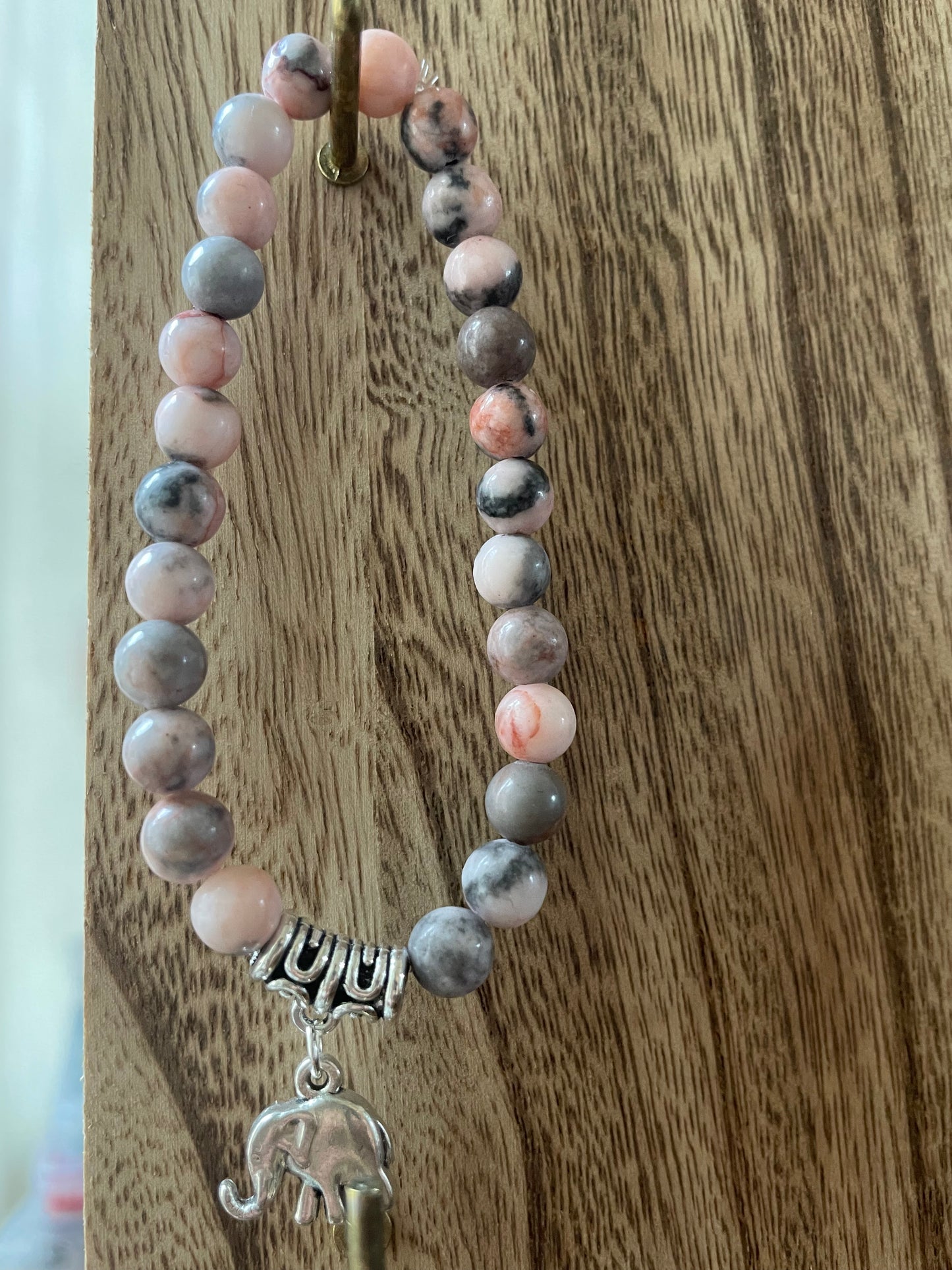 Pink Zebra Jasper Bracelets