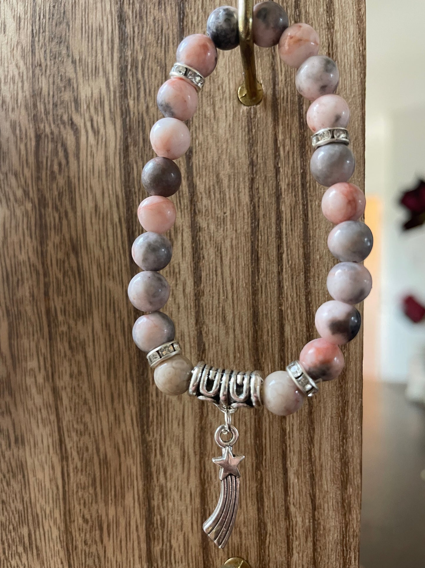 Pink Zebra Jasper Bracelets