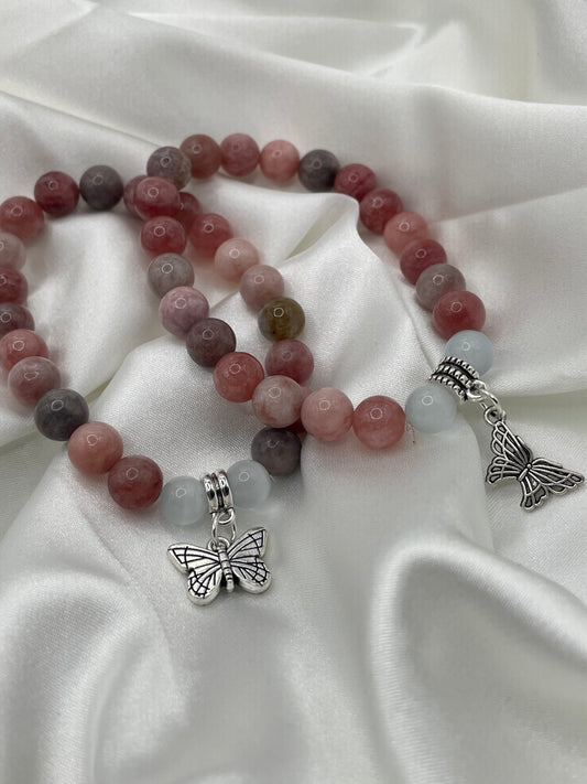 Sunstone Butterfly Braclets