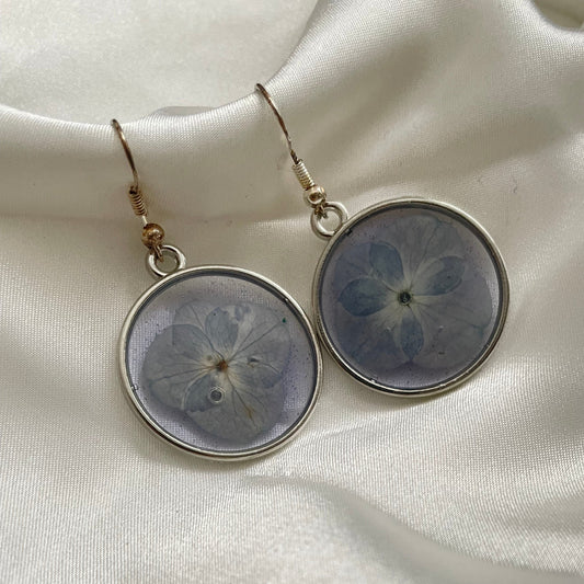 Forget Me Not Pressed Flower Earrings