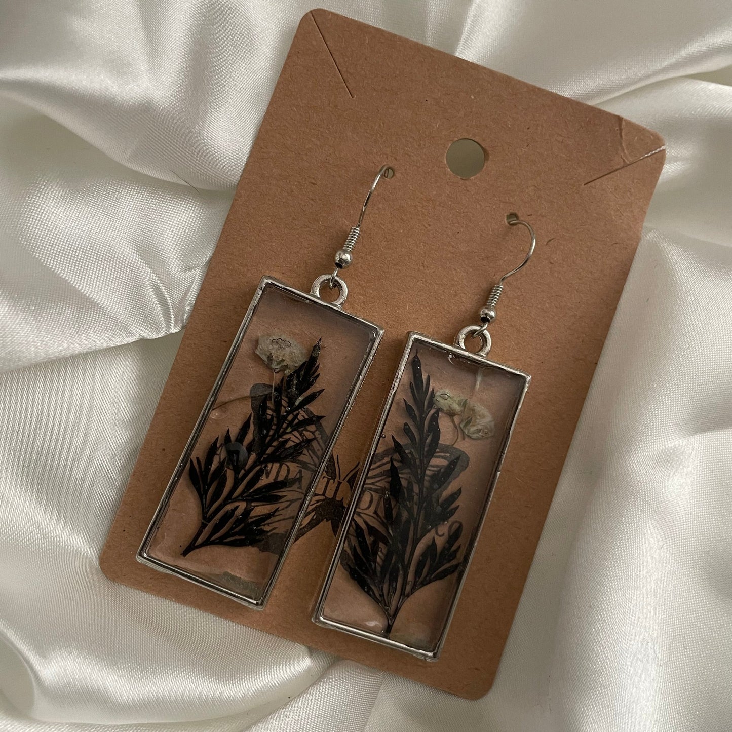 Pressed Flower Earrings